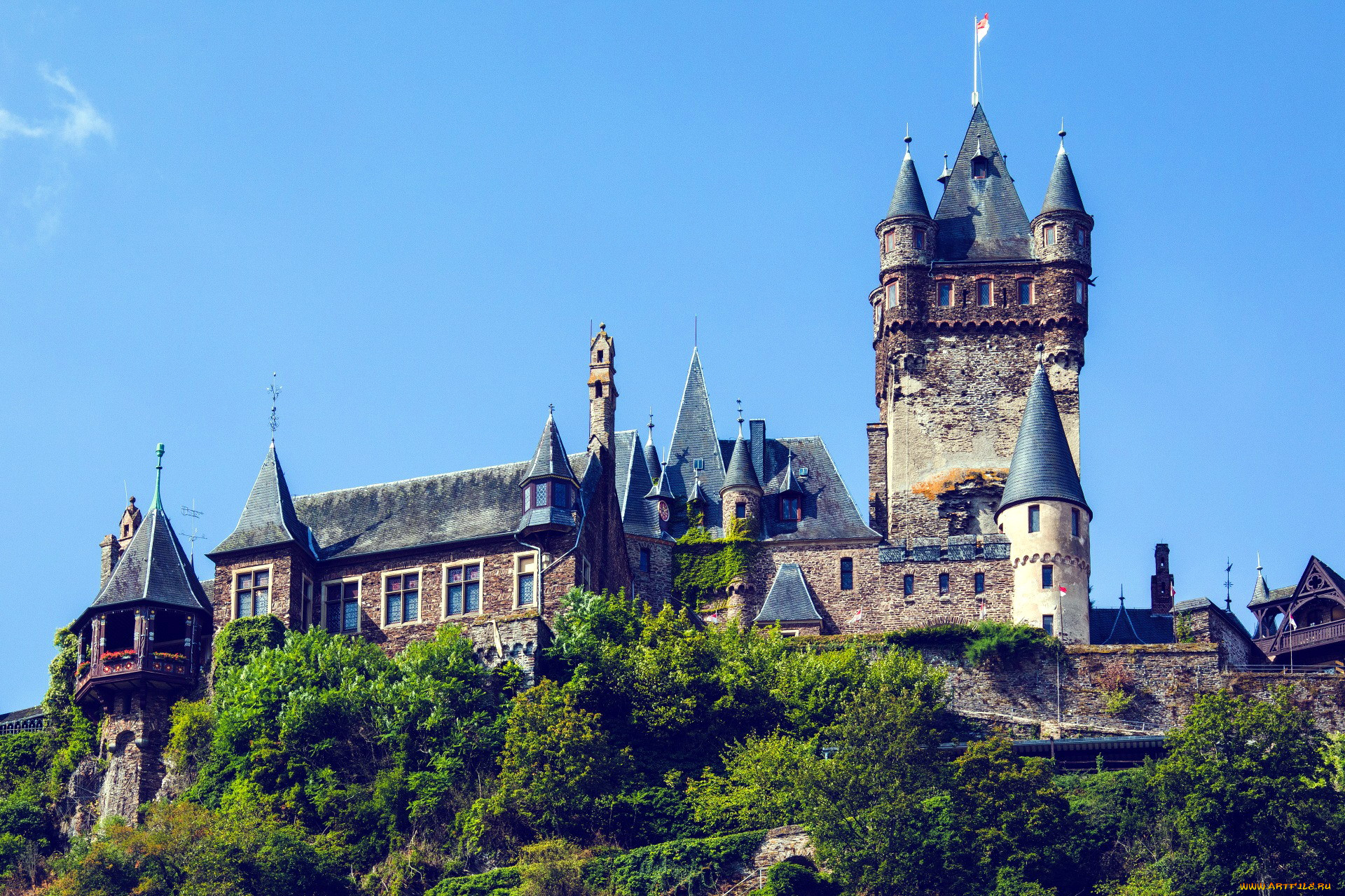 cochem castle, ,  , , cochem, castle